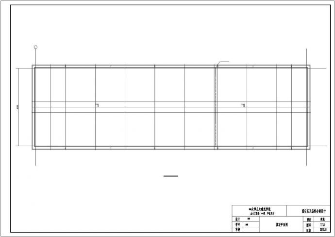 太仓市某6900平米5层综合楼带商场建筑设计CAD图纸（含结构图）_图1