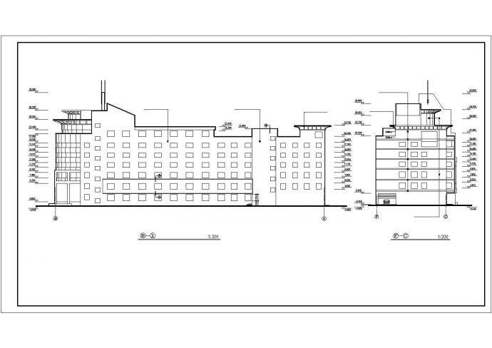 【精选】建设大厦建筑设计CAD图纸_图1