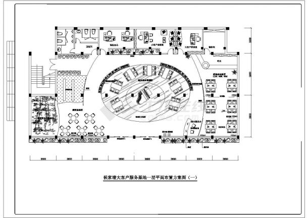 【精选】高新区办公大楼建筑设计CAD图纸-图二