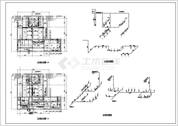 [广东]一类公建超高层综合体给排水消防施工图（大空间智能 气体灭火 系统图全）.cad-图一