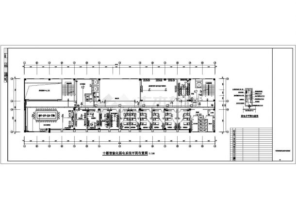 【精选】综合应急救援基地电气全套设计CAD图纸-图二