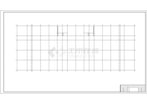 郑州某中学六层框架凹字形教学楼建筑设计CAD图纸-图二