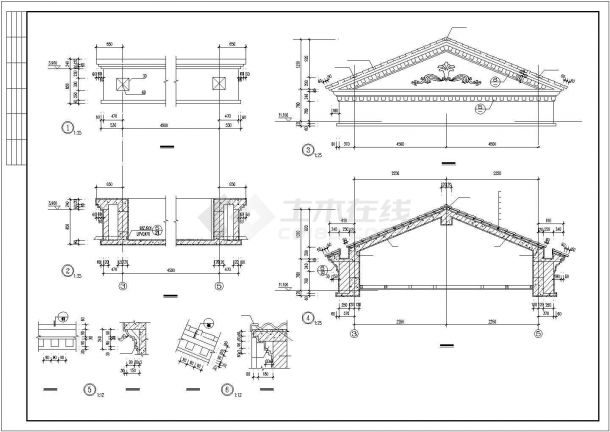 餐厅建筑全套设计方案施工图-图二