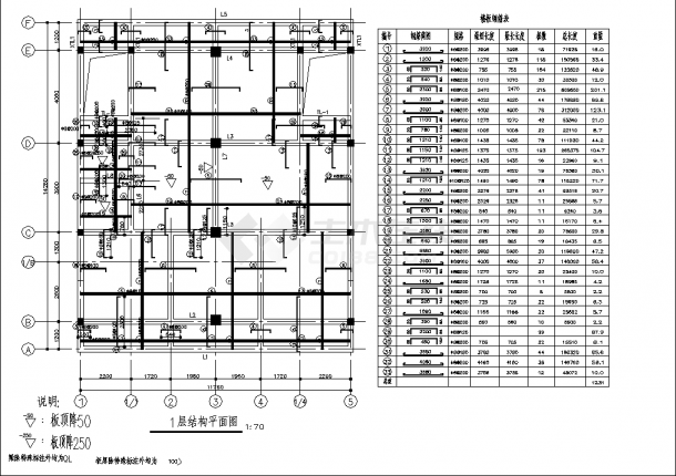 合肥3层砖混私人住宅结构设计施工cad图纸-图二