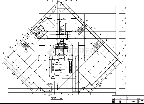 南京15层商住楼建筑设计施工cad图纸，含设计说明-图一