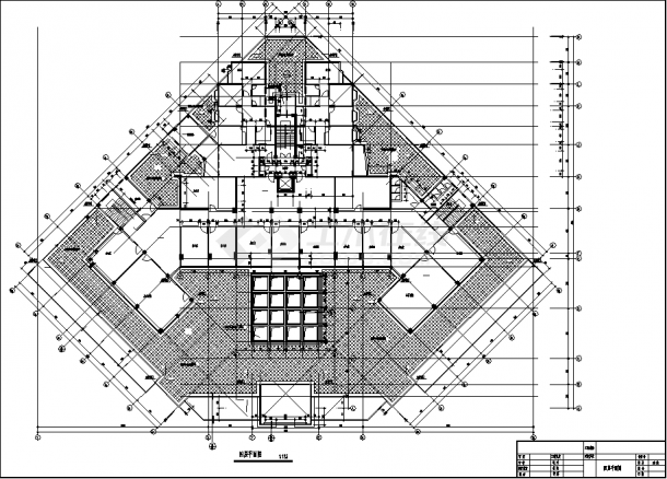 南京15层商住楼建筑设计施工cad图纸，含设计说明-图二