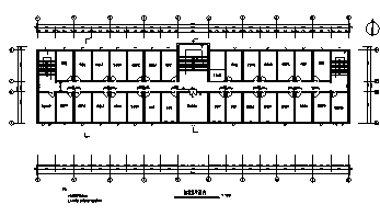 某市区五层钢筋混凝土结构儿童医院全套施工cad图(含计算书，结构图)-图二