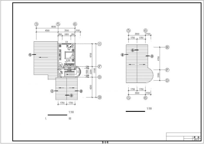 郑州某村镇260平米3层框混结构乡村别墅全套建筑设计CAD图纸_图1