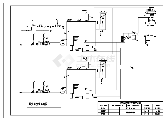 土木工程毕业设计_某小区供热管网设计cad图(含毕业设计)-图一