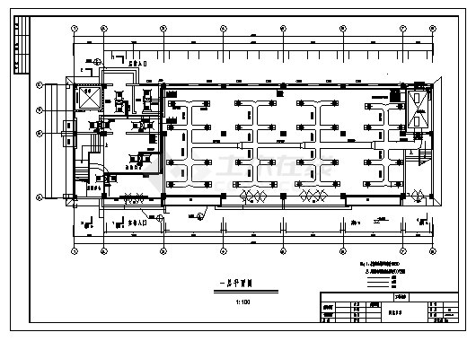 土木工程毕业设计_3700平米某四层综合楼空调与制冷工程设计cad图(含计算书，毕业设计)-图一