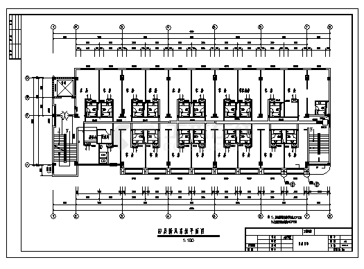 土木工程毕业设计_3700平米某四层综合楼空调与制冷工程设计cad图(含计算书，毕业设计)-图二