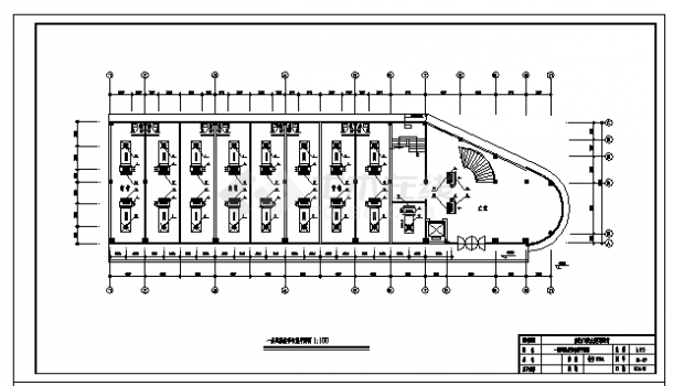 土木工程毕业设计_7200平米八层内蒙古创业大厦综合楼空调系统设计cad图(含毕业设计)-图一