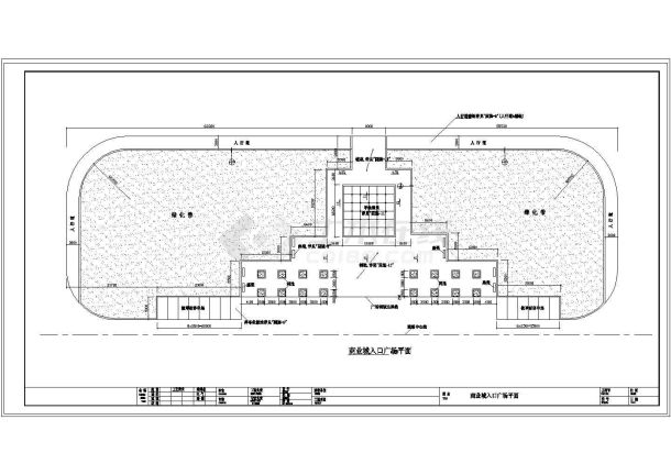 公园广场绿化CAD图纸-亚洲广场环境设计-图一