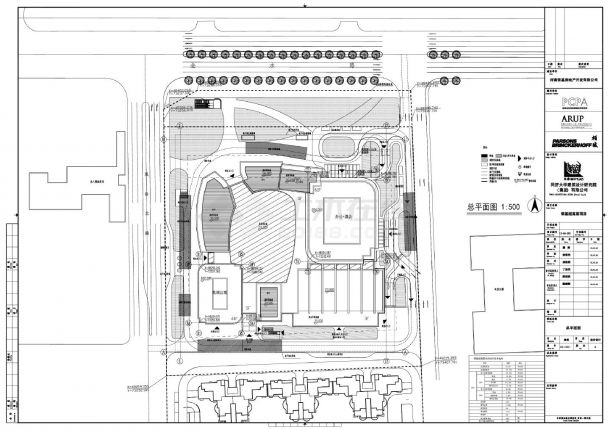 郑州某某超高层项目 总平面图20140620.dwg-图二