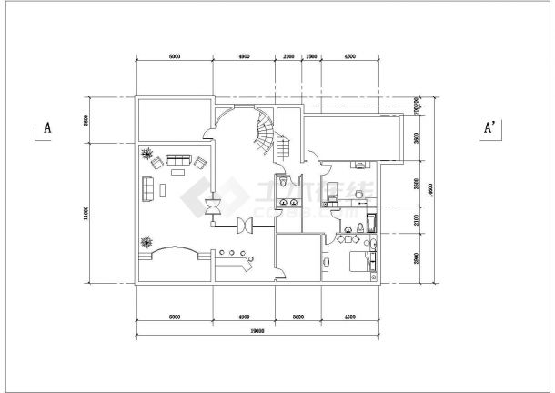 独栋别墅-建筑施工方案框架基础图纸带效果图-图二