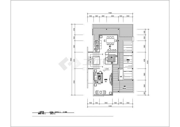 某二层带地下层框架结构新新式别墅设计cad全套建筑施工图（ 含效果图）-图一