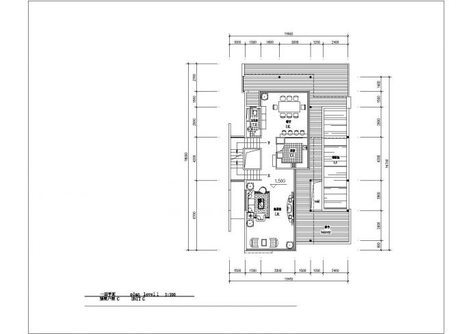 某二层带地下层框架结构新新式别墅设计cad全套建筑施工图（ 含效果图）_图1