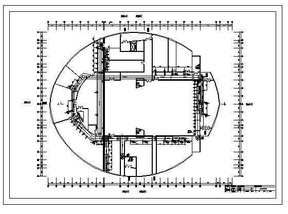 土木工程毕业设计_重庆市某二层三峡大剧院空调系统设计cad图(含毕业设计，共七张)_图1