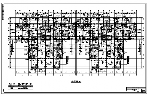 土木工程毕业设计_某18层住宅楼建施cad图(含计算书，毕业设计)-图二
