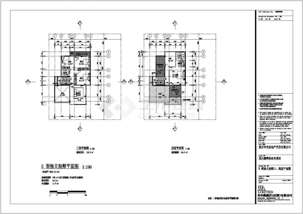 别墅单体建筑方案图纸-图二