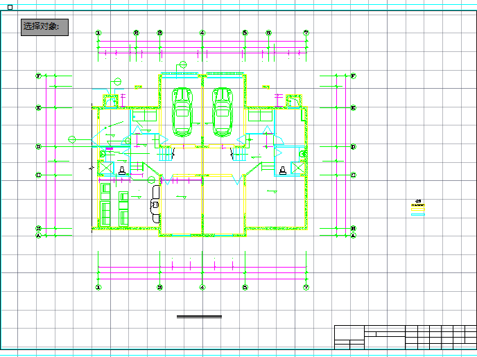 某小区高档别墅建筑设计CAD施工图纸_图1