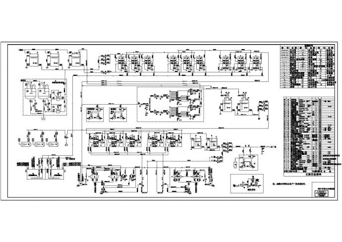 2x45t_h反渗透工艺锅炉补给水处理系统图纸_图1