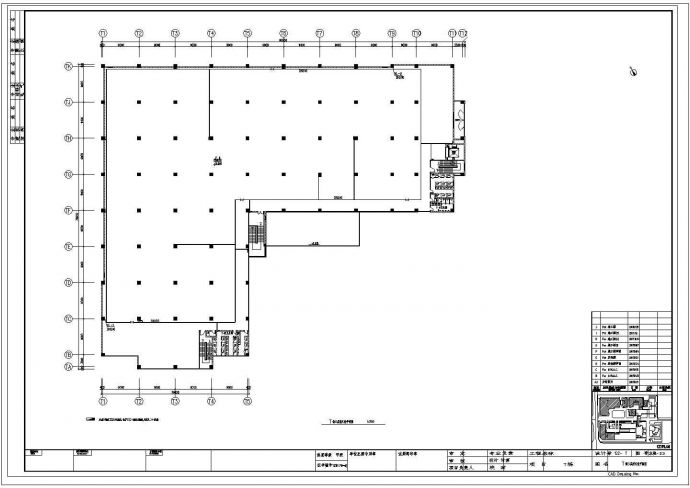 大连市某商业街3层商业楼给排水系统设计CAD图纸_图1