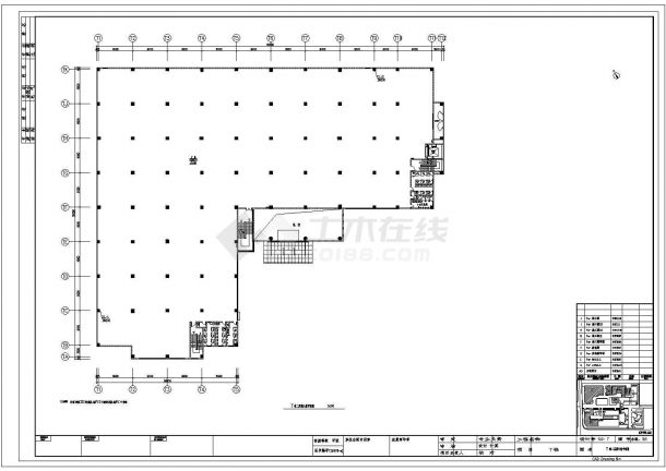 大连市某商业街3层商业楼给排水系统设计CAD图纸-图二