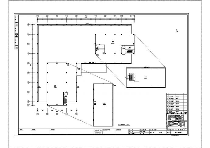 拉萨市八廓街某4层商业楼给排水系统设计CAD图纸_图1