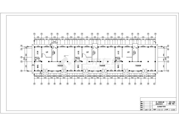 2661.77平米五层框架商住楼毕业设计（建筑图、结构图、工程量计算、清单计价、基础定额）-图二