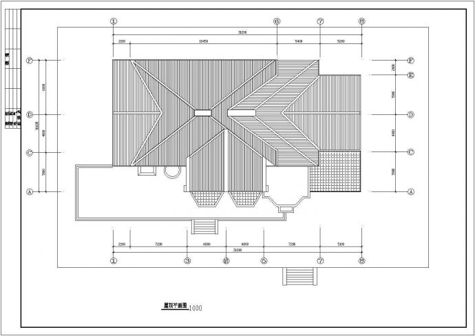 某法式情人堡建筑详细设计施工方案CAD图纸_图1