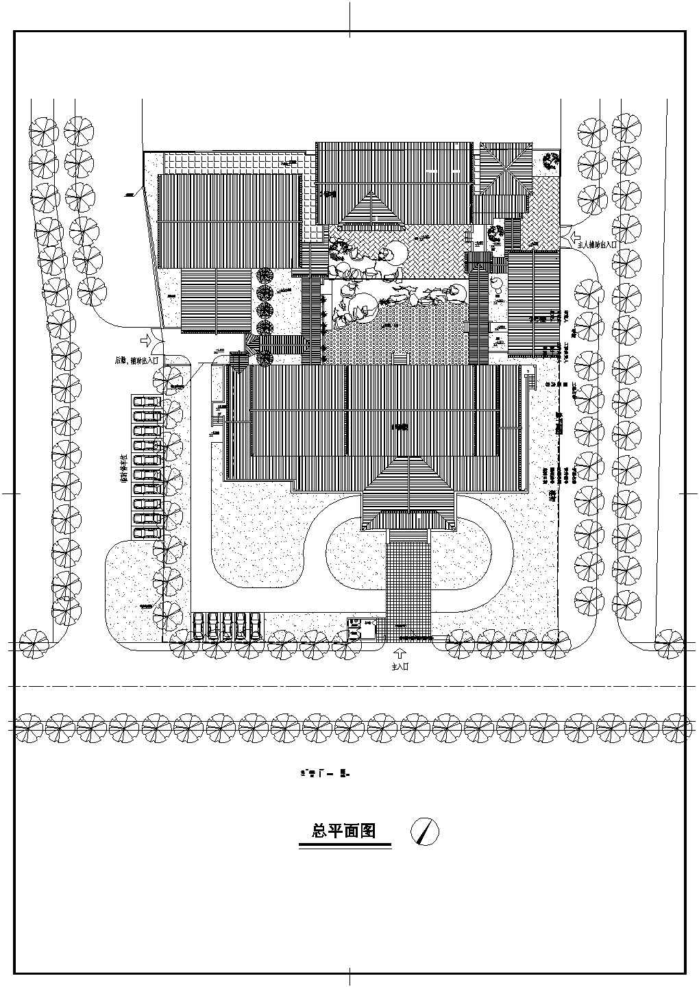 某中式经典太湖仿古建筑详细设计施工方案CAD图纸