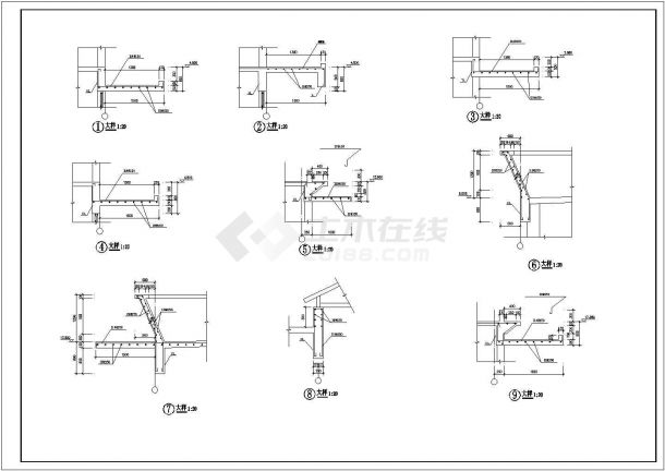 厂房设计_某工厂厂房建筑设计施工大样祥图-图一