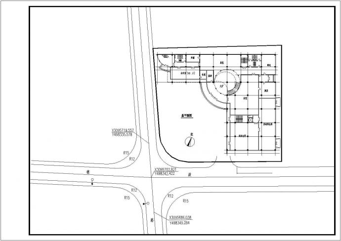 山东某工厂建筑设计CAD细节布置图_图1