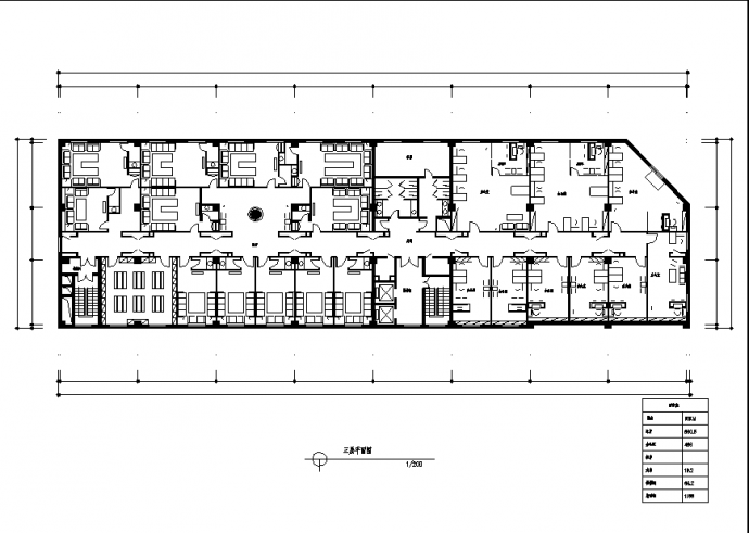 9层宾馆综合楼建筑设计施工cad图纸，含地下一层_图1
