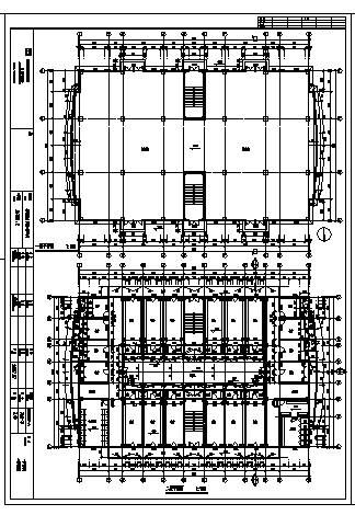 土木工程毕业设计_5300平方米六层框架员工宿舍楼建筑施工cad图(含计算书，毕业设计)-图一