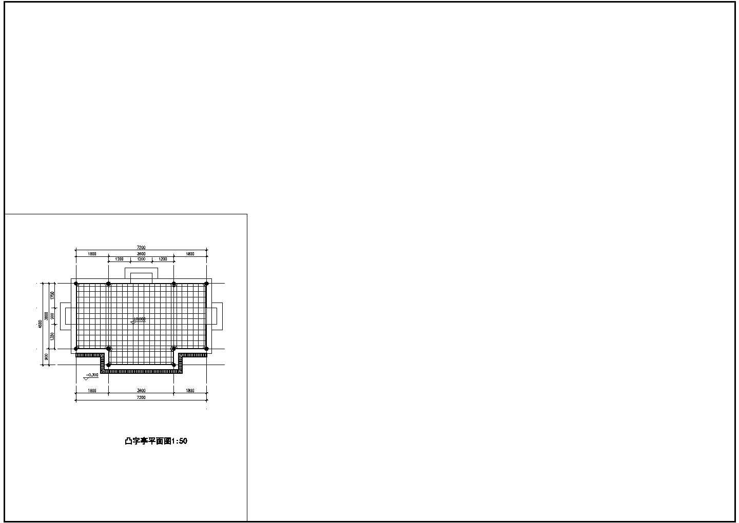 某经典公园凸字亭全套建筑详细施工设计方案CAD图纸