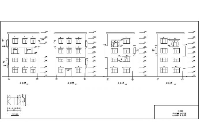 某经典公园休闲通廊建筑详细施工设计方案CAD图纸_图1