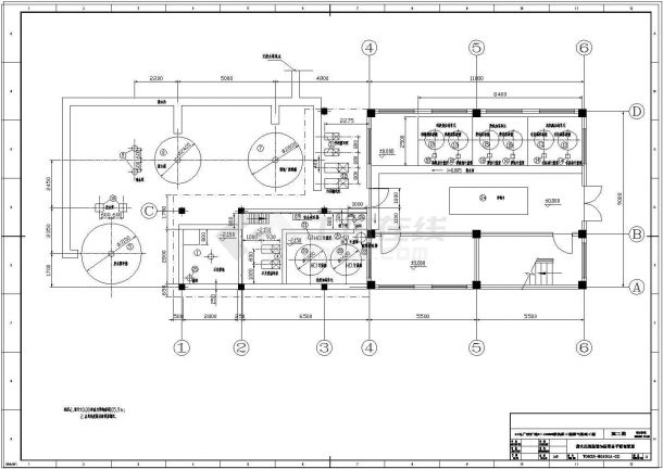 某电厂脱硫废水处理系统设计图纸-图二