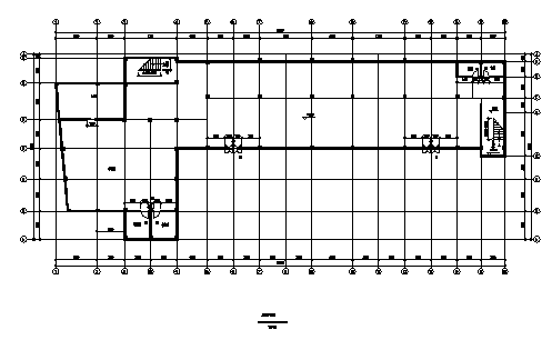 土木工程毕业设计_办公楼设计_4800平米六层框架结构综合办公楼建筑施工cad图(含计算书，毕业设计)-图一