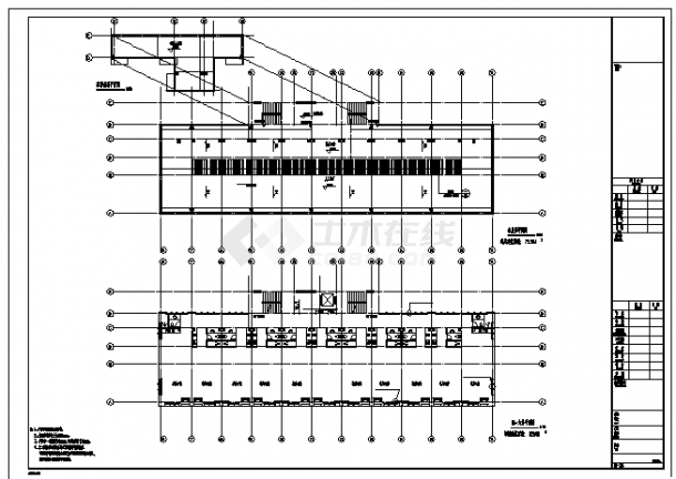 土木工程毕业设计_4700平米某六层带地下室框架结构住宅楼建施cad图(含计算书，毕业设计)-图一