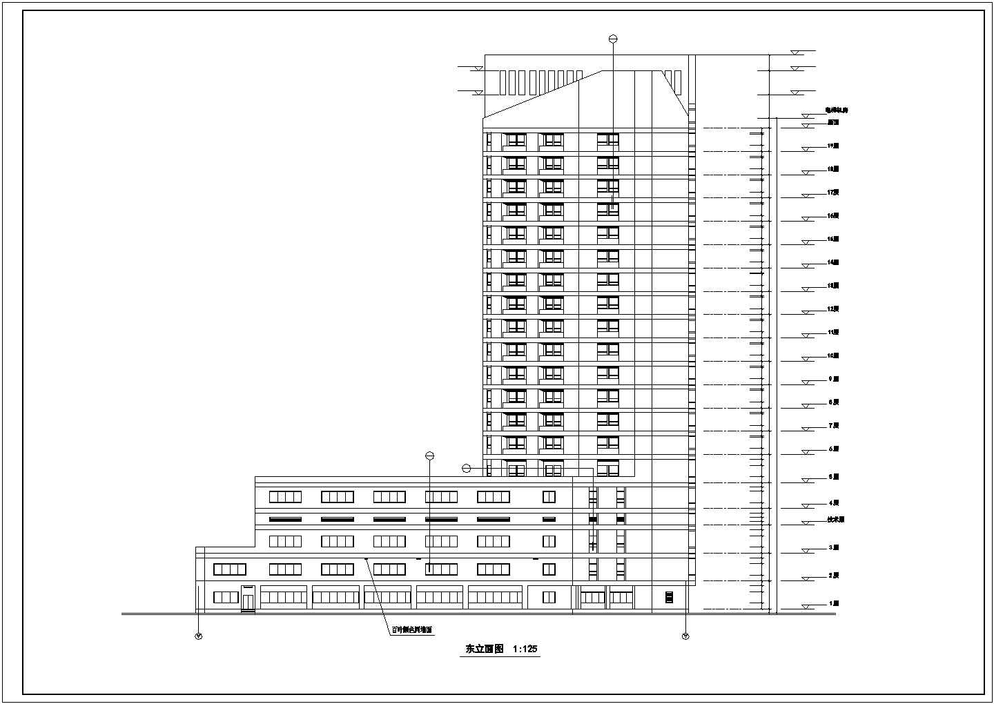 【最新】高层人民医院全套建筑设计方案CAD图纸