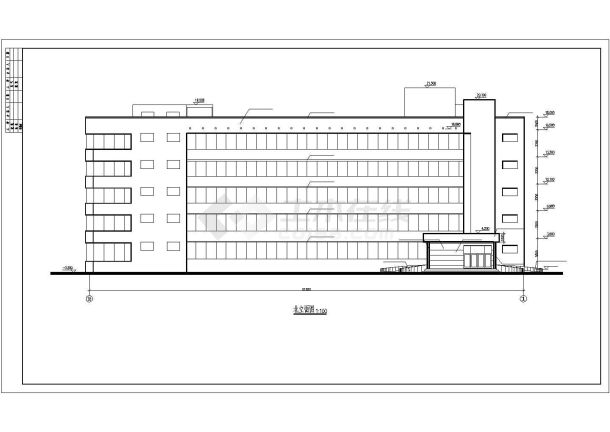 【最新】精神病疗养院全套建筑设计方案CAD图纸-图一