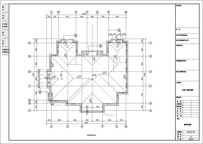11套别墅户型设计CAD方案图_图1