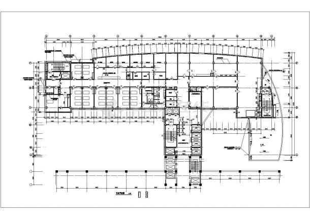【最新】医院住院部建筑设计方案CAD图纸-图二