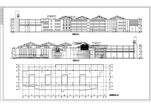 【最新】某三甲医院初步设计方案CAD图纸-图一