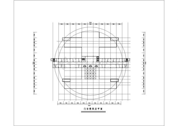 【最新】某标准的医院建筑设计方案CAD图纸-图一