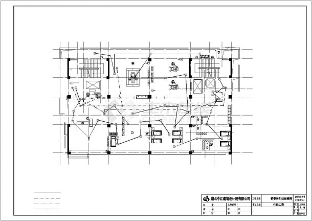 【最新】某医院楼建筑电气设计方案CAD图纸-图二