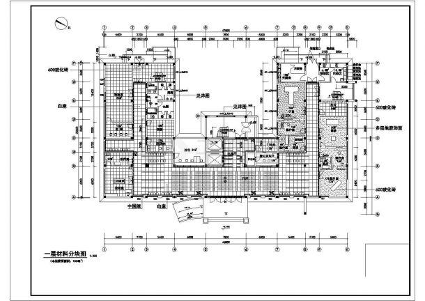 【最新】某医院建筑装饰工程设计方案CAD图纸-图二