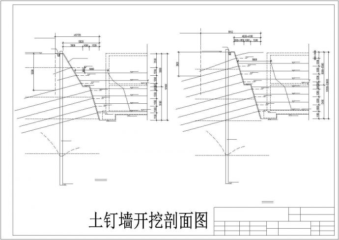 嘉兴某工地10米深基坑钻孔灌注桩加内支撑支护建筑设计CAD图纸_图1